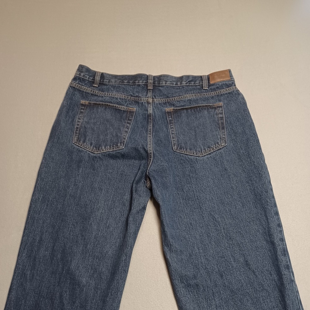 Kirkland Signature Jeans Mens 40x29 Blue Straight Leg 100% Cotton Denim Casual